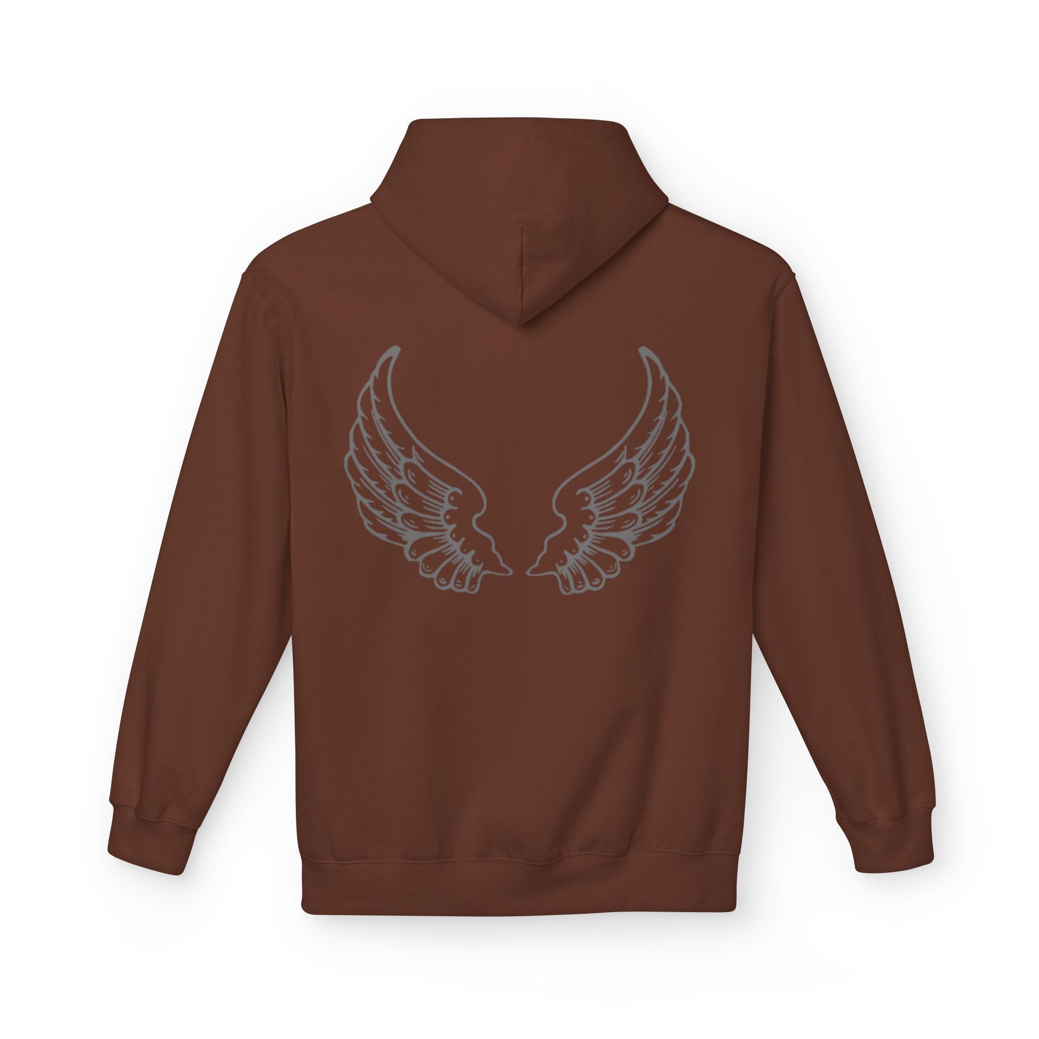 Angel Wings Fleece Hoodie - Cozy, Unisex, Casual Wear for Everyday Life, Gifts for Friends, Warm Layering, Fashion Statement