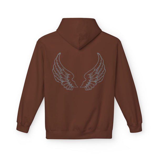Angel Wings Fleece Hoodie - Cozy, Unisex, Casual Wear for Everyday Life, Gifts for Friends, Warm Layering, Fashion Statement