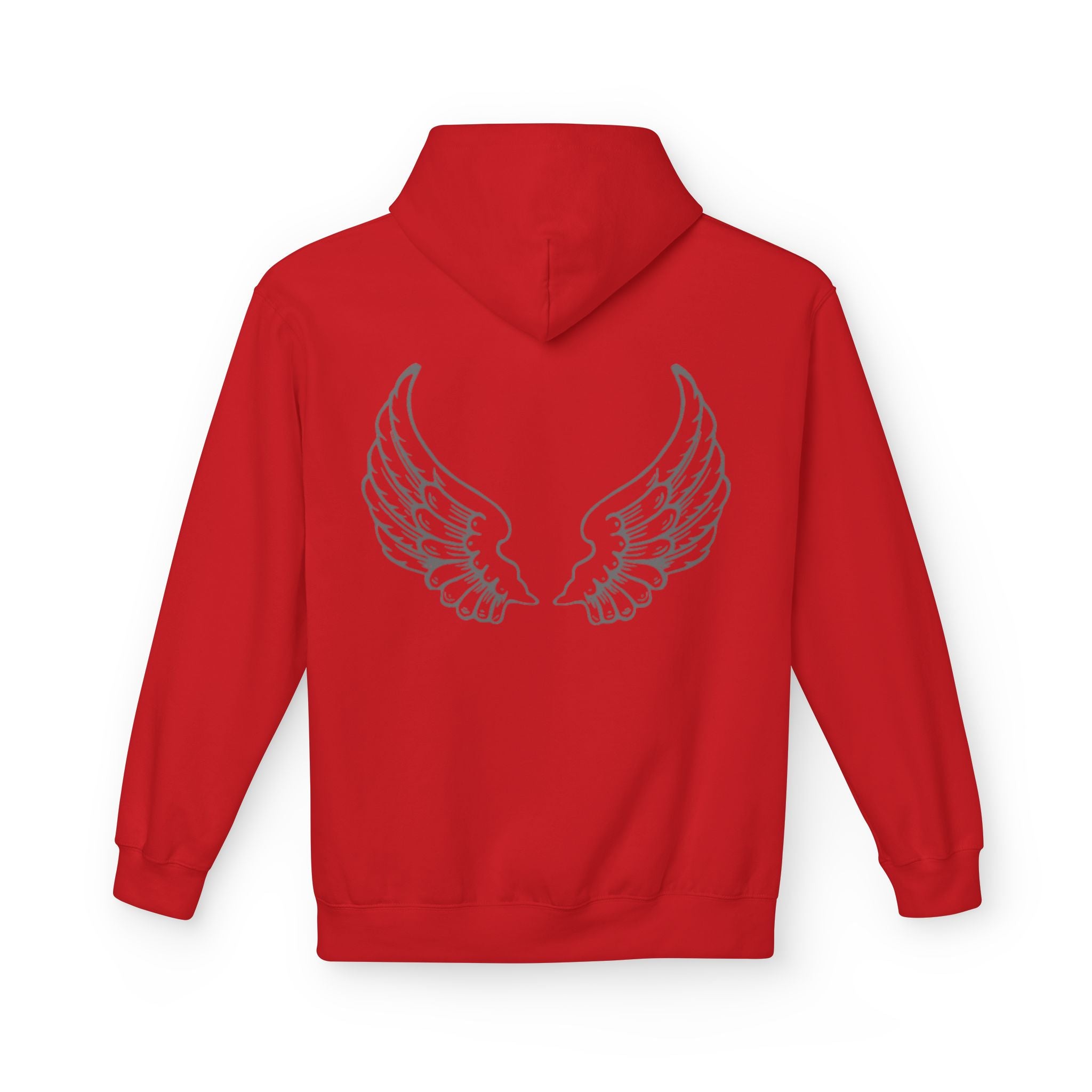 Angel Wings Fleece Hoodie - Cozy, Unisex, Casual Wear for Everyday Life, Gifts for Friends, Warm Layering, Fashion Statement