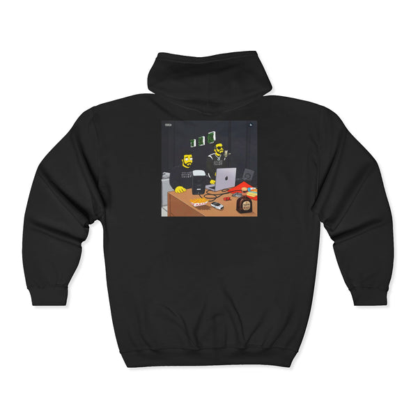 Cozy Unisex Zip-Up Hoodie for Everyday Comfort Cheema Y THE SIMPSONS Edition