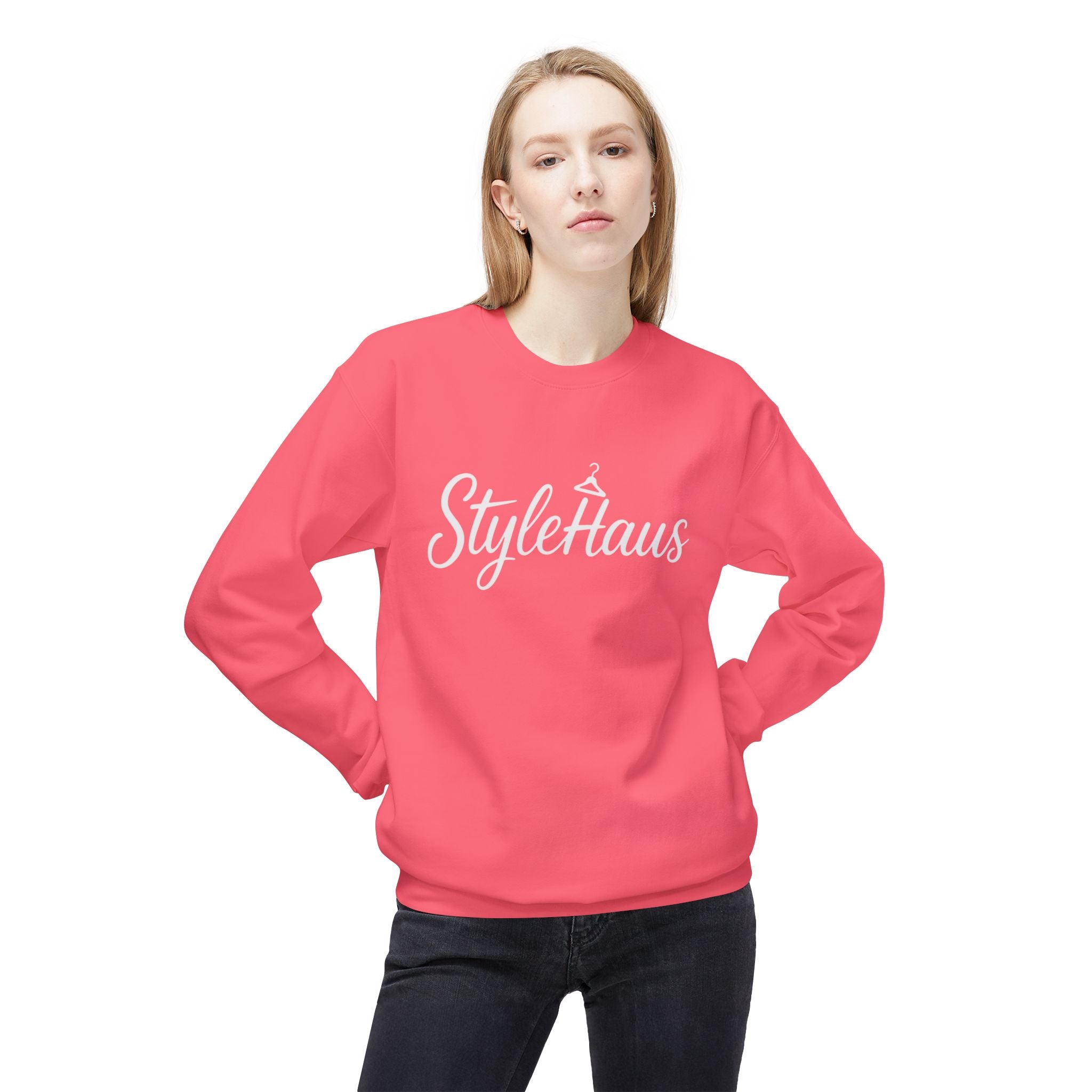 Cozy Softstyle Sweatshirt, Casual Unisex Fleece Pullover, Perfect for Relaxing, Gift for Friends and Family, Ideal for Every Season