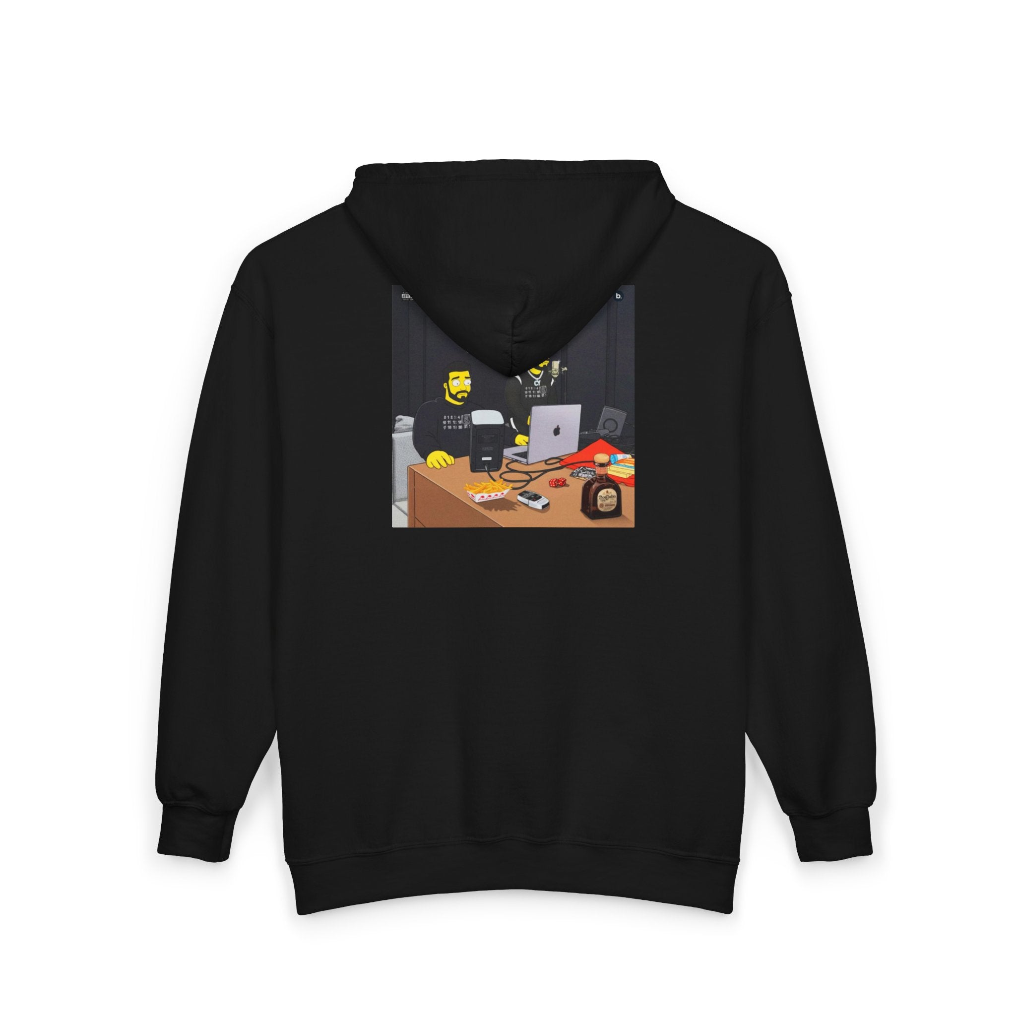 Cozy Unisex Zip-Up Hoodie for Everyday Comfort Cheema Y THE SIMPSONS Edition