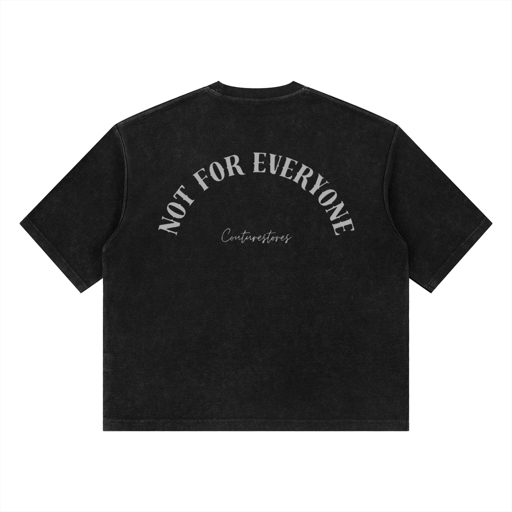 Unisex Mineral Wash Waffle Boxy T-Shirt